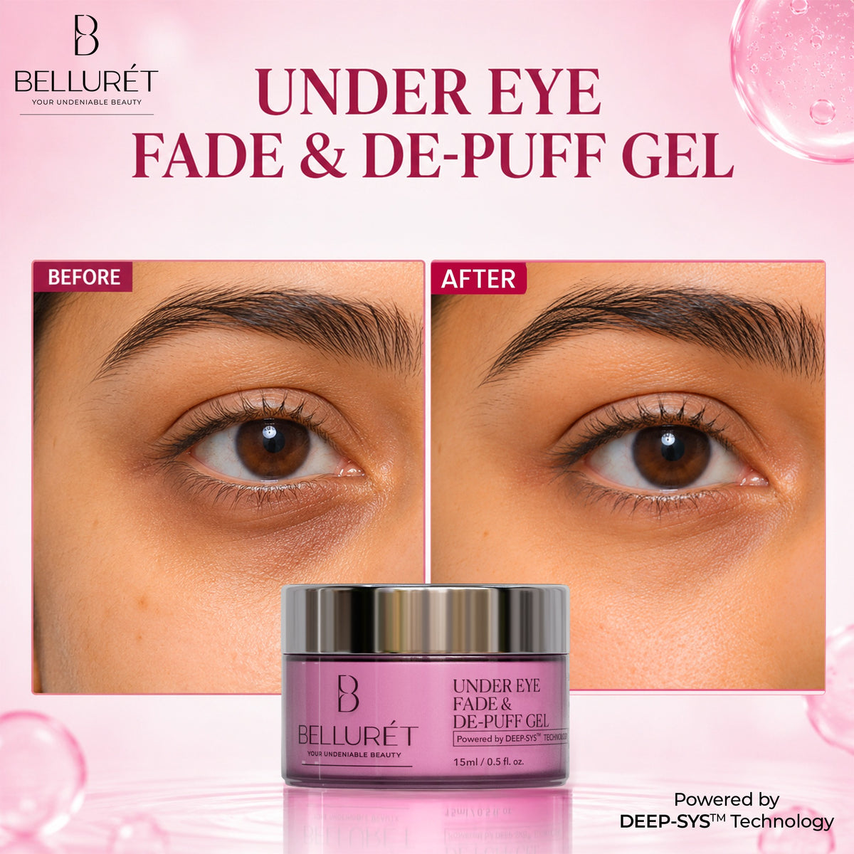 Under Eye Fade & De-Puff Gel