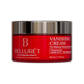 Bellurét Vanishing Cream pre-make-up moisturising cream in a 50 ml red jar with a metallic silver lid, on a white background.